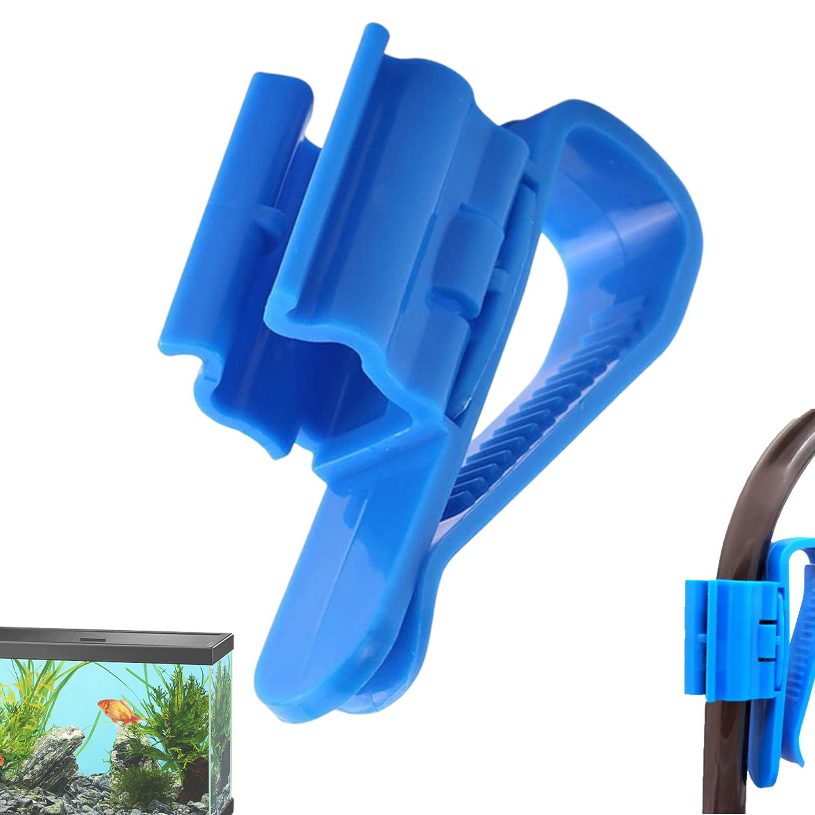 3X Aquarium Hose Holder Fish Tank Water Pipe Mounting Clip Fish Tank Water Pipe