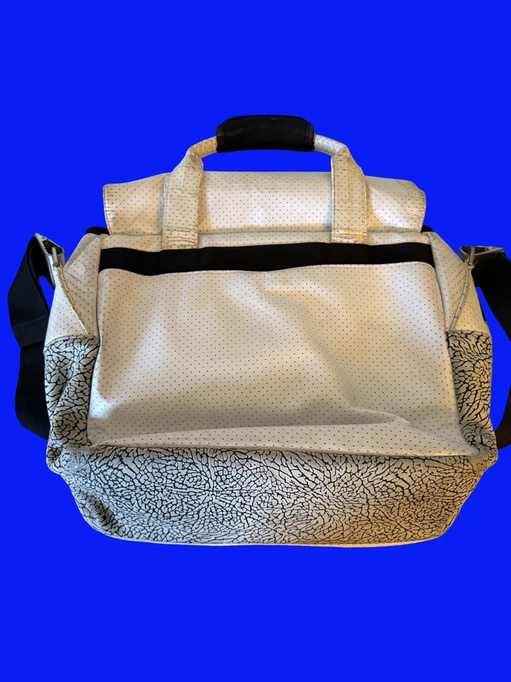 Jordan Vintage 1990’s Leather Laptop/ Book Bag - Image 4 of 4