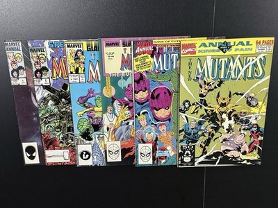 New Mutants Annual Lot #1 #1#3#6#7 Special Edition Marvel X-Men