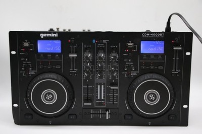 Gemini CDM-4000BT Dual CD/USB Media Player with Bluetooth