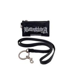 BALENCIAGA Card Case Leather Black Plain Men's 5946  1090  N  527545 DIY METAL L