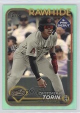 2024 Topps Pro Debut Aqua Foil 6/75 Cristofer Torin #PD-192 12eq