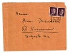 RR! German Reich Propaganda Forgery No. 15 in Pair on Drop Letter, Certificate