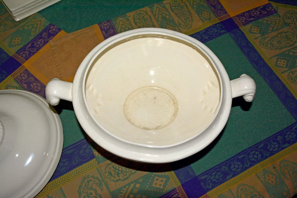 altes Royal Classical Creamware - Suppenterine - Bild 2 von 4