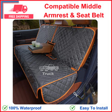 iBuddy Truck Seat Cover for Dogs Waterproof Truck Back Seat Protector for Kids