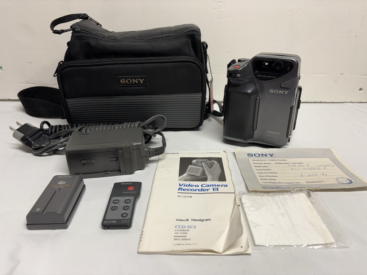 Sony CCD-SC5 Camcorder - Gray for sale online | eBay