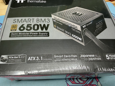 Thermaltake Smart BM3 650W 80Plus Bronze Semi-Modular ATX Power Supply