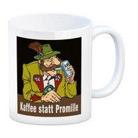 Alkoholtester Kaffeebecher Mit Spruch Kaffee Statt Promille