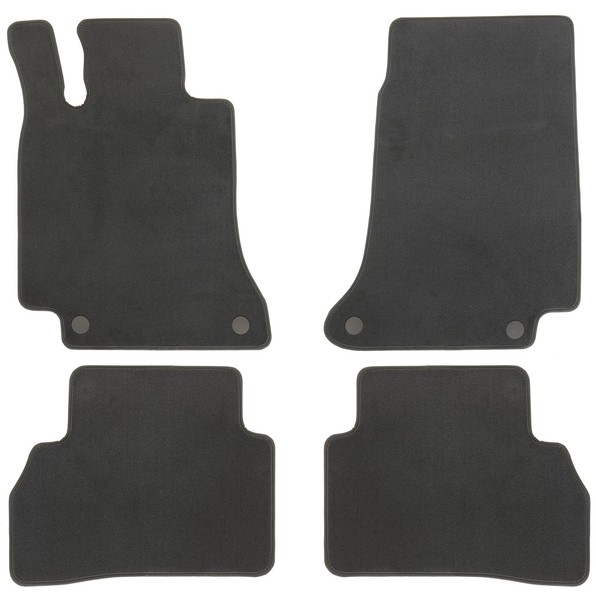 FußMatten Set FüR Mercedes W205 S205 2014-2018 Velours Textil Autoteppiche-image