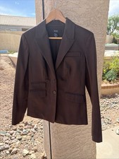 body by victoria victoria's secret Cotton Blend cropped 2 button blazer 6 S9