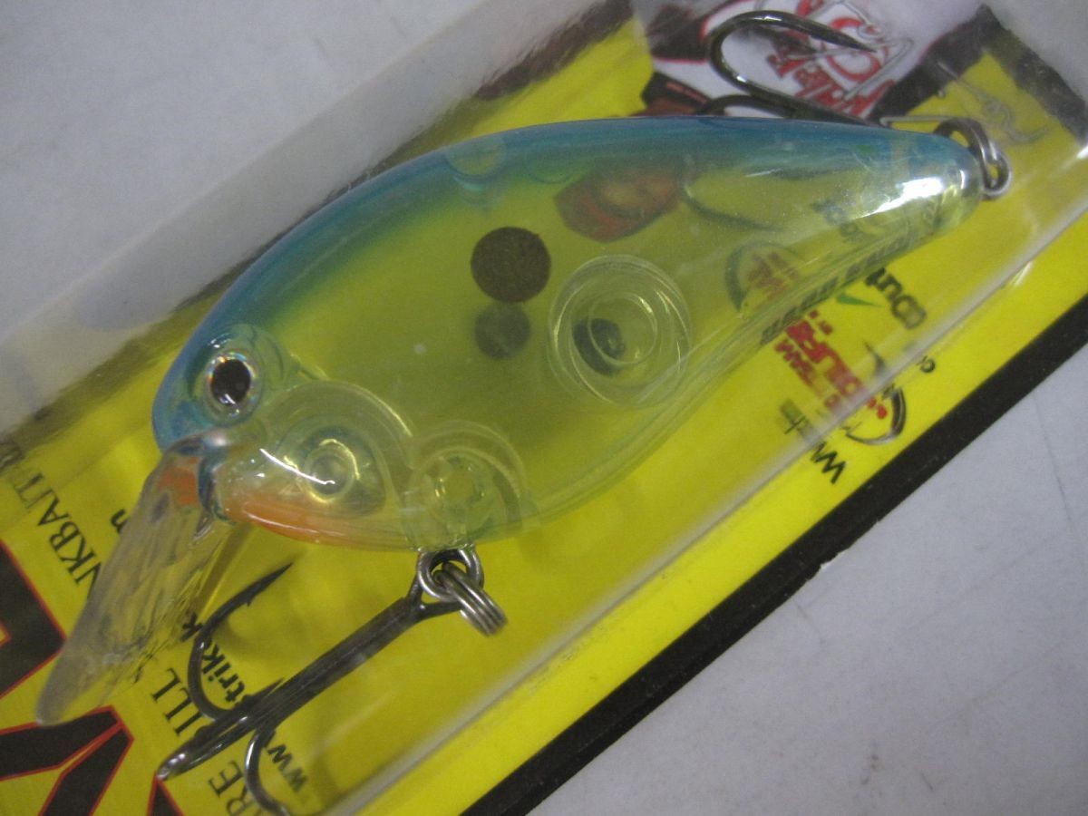 Strike King KVD1.5 Hard Knock 820 Chartreuse Blue Crystal New Lures - Image 1
