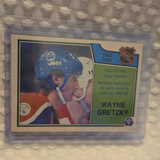 1983-84 O-Pee-Chee Wayne Gretzky #215 Goal Leader OPC PRISTINE Sharp Corners