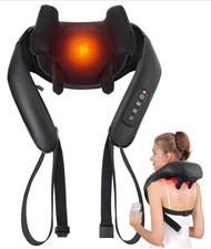 Masajeador Shiatsu inal mbrico con calor, ideal para aliviar dolores musculares