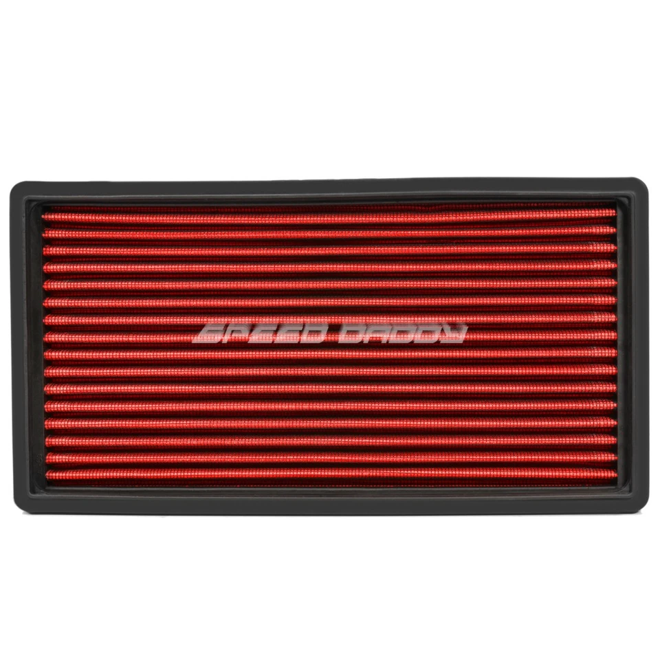 PARA 95-05 CHEVY BLAZER 4.3 ROJO REUTILIZABLE Y LAVABLE ALTO FLUJO CAÍDA FILTRO DE AIRE Foto 4 de 4