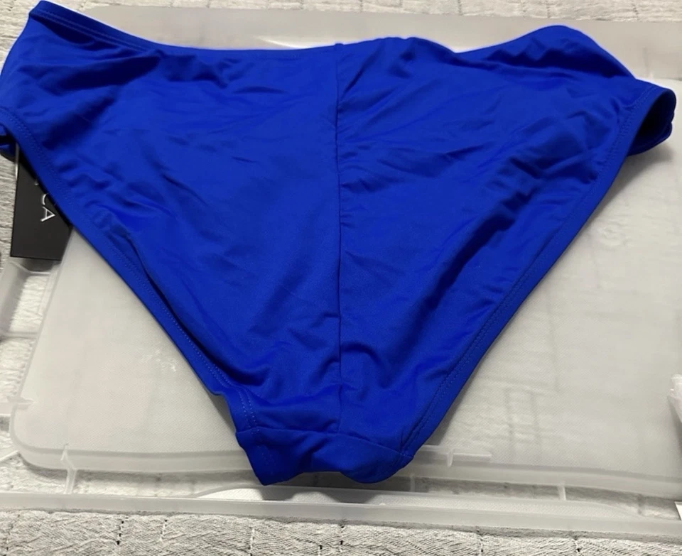 La Blanca High Cut Bikini Bottom Size 14 - Image 2 of 4