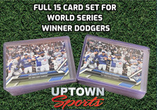 2024 LOS ANGELES DODGERS FULL 15 CARD SET FOR 2024 WORLD SERIES