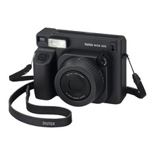Fujifilm Instax WIDE 400 schwarz Sofortbildkamera schnell, robust & einfach, NEU