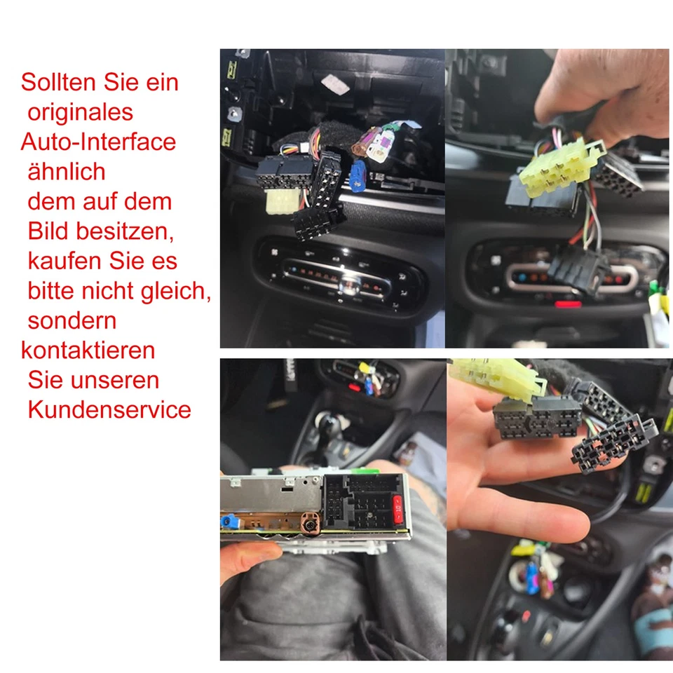 Für Mercedes Benz Smart Forfour Fortwo 453 Autoradio Android 14 GPS Navi DAB+ FM - Bild 2 von 4