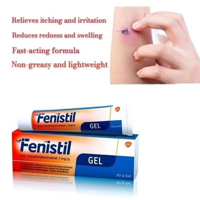 X3 itch and Bite Relief 30g | Fast Anti-Itch Gel for Mosquito Bites-Fenistil Gel