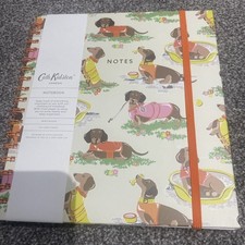 Cath Kidston A5 Notebook Wiro Bound 128 Lined Pages - Sausage Dog