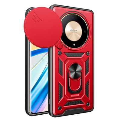 For Honor Magic 8 Lite/Magic 8 Pro Shockproof Armor Case Cover Ring Stand Holder