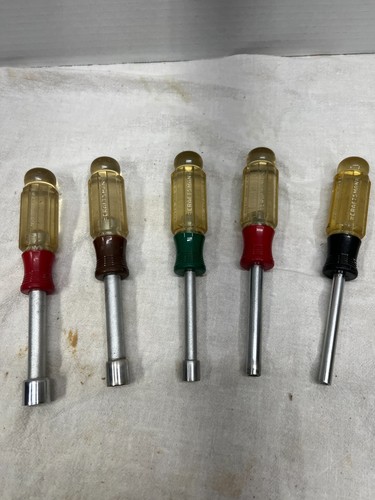 CRAFTSMAN 5-teiliges Mutterndreher-Set SAE 3/16" - 1/2" fehlende 3/8" klare Griffe