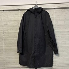 USED Y-3 LOGO TRENCH COAT GOOD