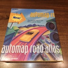 Vintage Automap Road Atlas Version 3.0 Windows, 16 -3.5" hard disks L