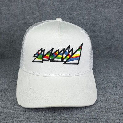 ROK MIA Hat Cap Mens Snap Back White Mesh Trucker Miami Sailing Boating Nautical