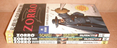 Zorro Vol. 1,2,3 Graphic Novels Paperback