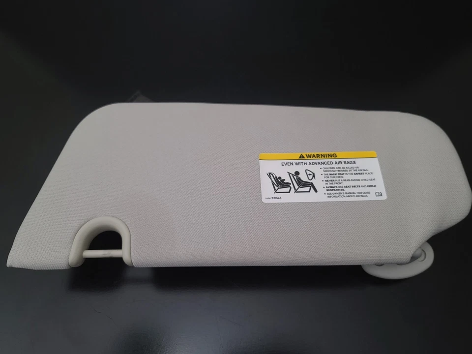 Jeep Patriot 2007-2017 brújula lado conductor y pasajero parasol par blanco gris Foto 2 de 4