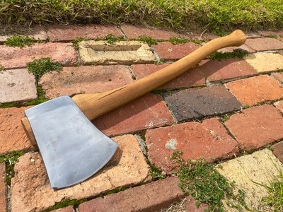 Vintage restored Australian Hytest 4&1/2lb Axe: New Spotted Gum Handle.