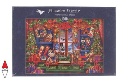 THEMENPUZZLE BLUEBIRD WEIHNACHTEN YE OLD CHRISTMAS SHOPPE 1000 TEILE