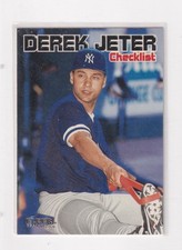 1999 Fleer Tradition Checklist # 598 Derek Jeter Nice Card