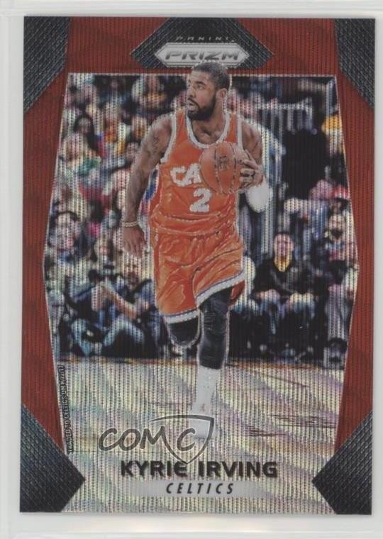 2017-18 Panini Prizm Ruby Wave Prizm Kyrie Irving #192 1g2