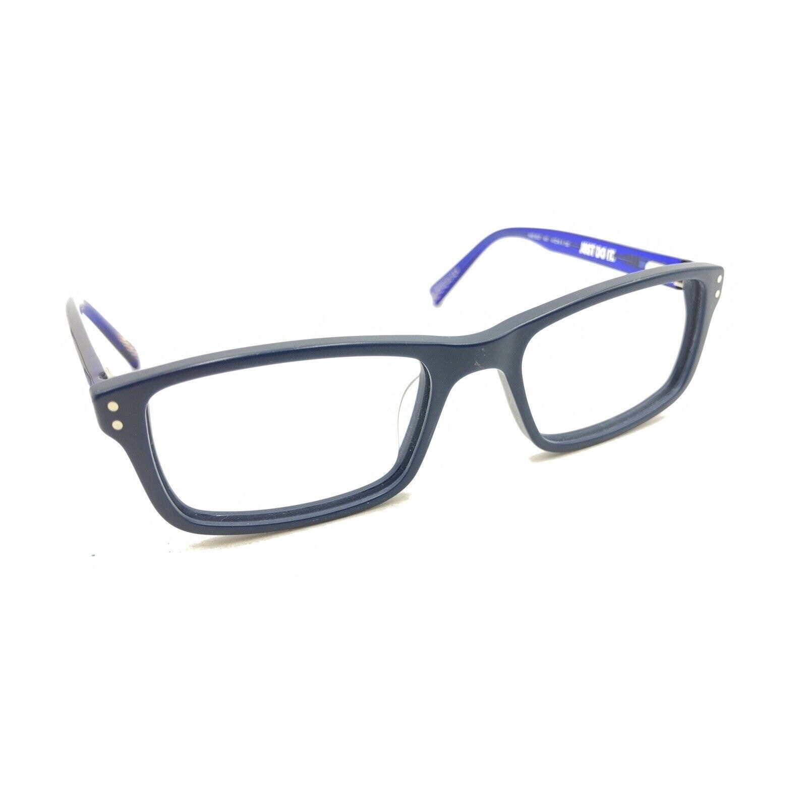 Nike 5537 401 Matte Navy Blue Eyeglasses Frames 47-16 130 Designer Kids Youth