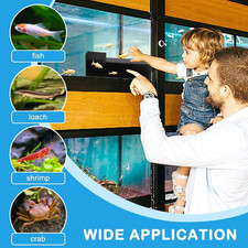 Undergravel Viewing Tunnel, Shrimp Hides for Aquarium, Fish and Shrimp Breeding