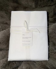 Pottery Barn 1000 Thread Count King Sateen Sheet Set White NEW