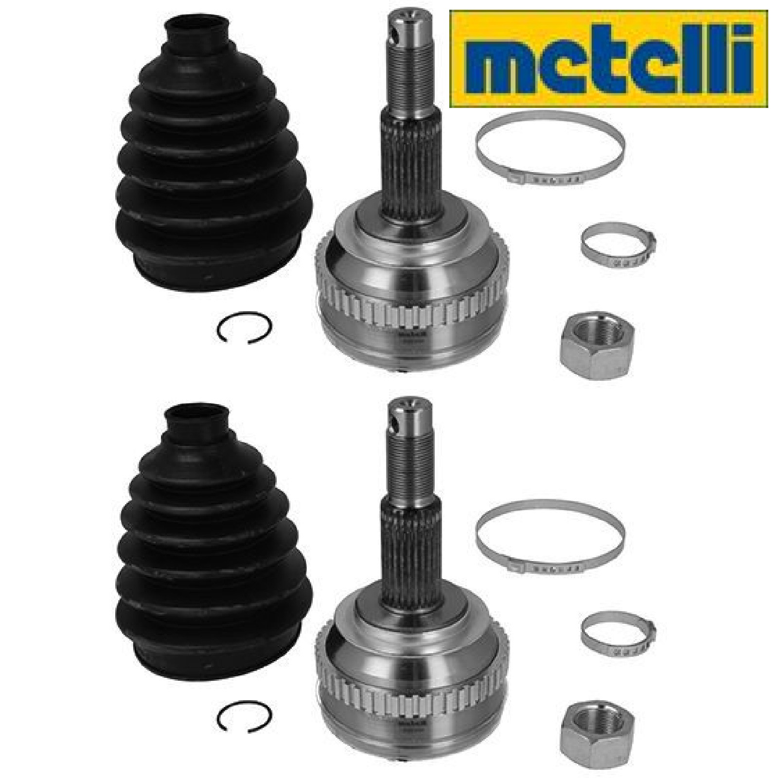2x Gelenksatz für Antriebswelle metelli 15-1438 2 Gelenksätze Vorne
