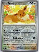 Eevee - Common SV06: Twilight Masquerade 135/167 NM Reverse Holo