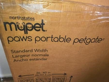 MYPET North States Paws Portable Pet Gate  Fieldstone 26-40"