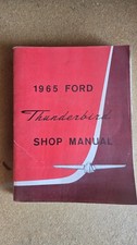 Genuine 1965 Ford Thunderbird Shop Manual Original Printing Oem 7750-65 T Bird