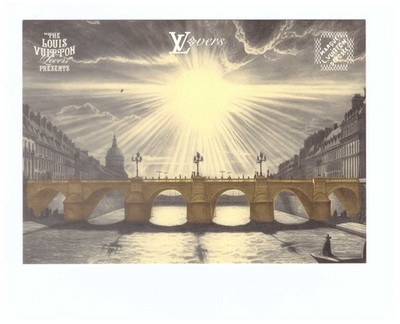 Louis Vuitton LVERS Pont Neuf bridge Paris France Postcard