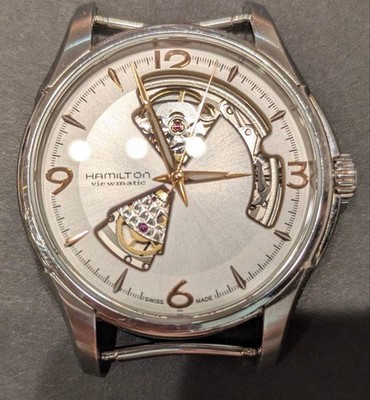 Hamilton Jazzmaster Open Heart Auto Silver Dial From Japan