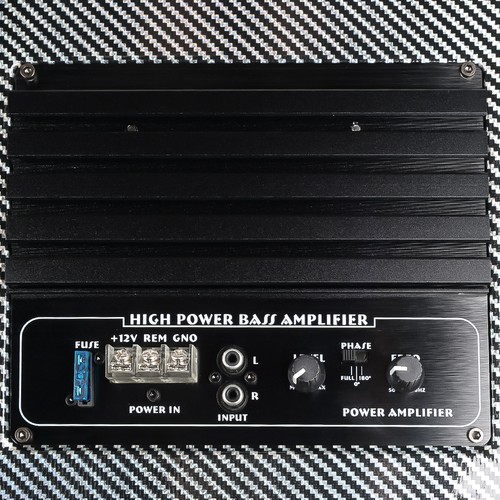 10" 3800 Watt ACTIVE BASS Subwoofer Enclosure With Wiring Kit Car Sub US STOCK - Picture 6 of 7