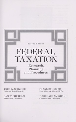 #ad #ad Federal Taxation : Research Planning and Procedures Hardcover $6.90