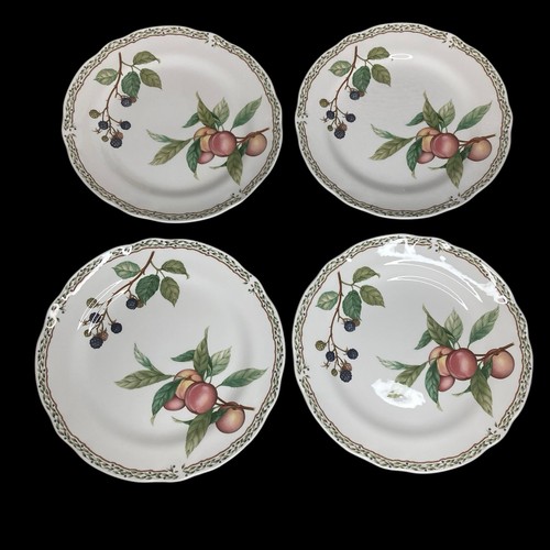 Noritake Royal Orchard Piatti 10-3/4" Piatto Frutta Giappone 9416 Set di 4