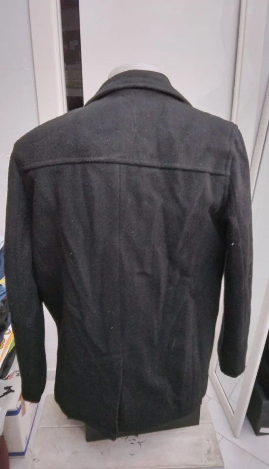 Ben Sherman Chaqueta de Piel Usado Hombre Talla L Negro XXC196L - Imagen 3 de 4