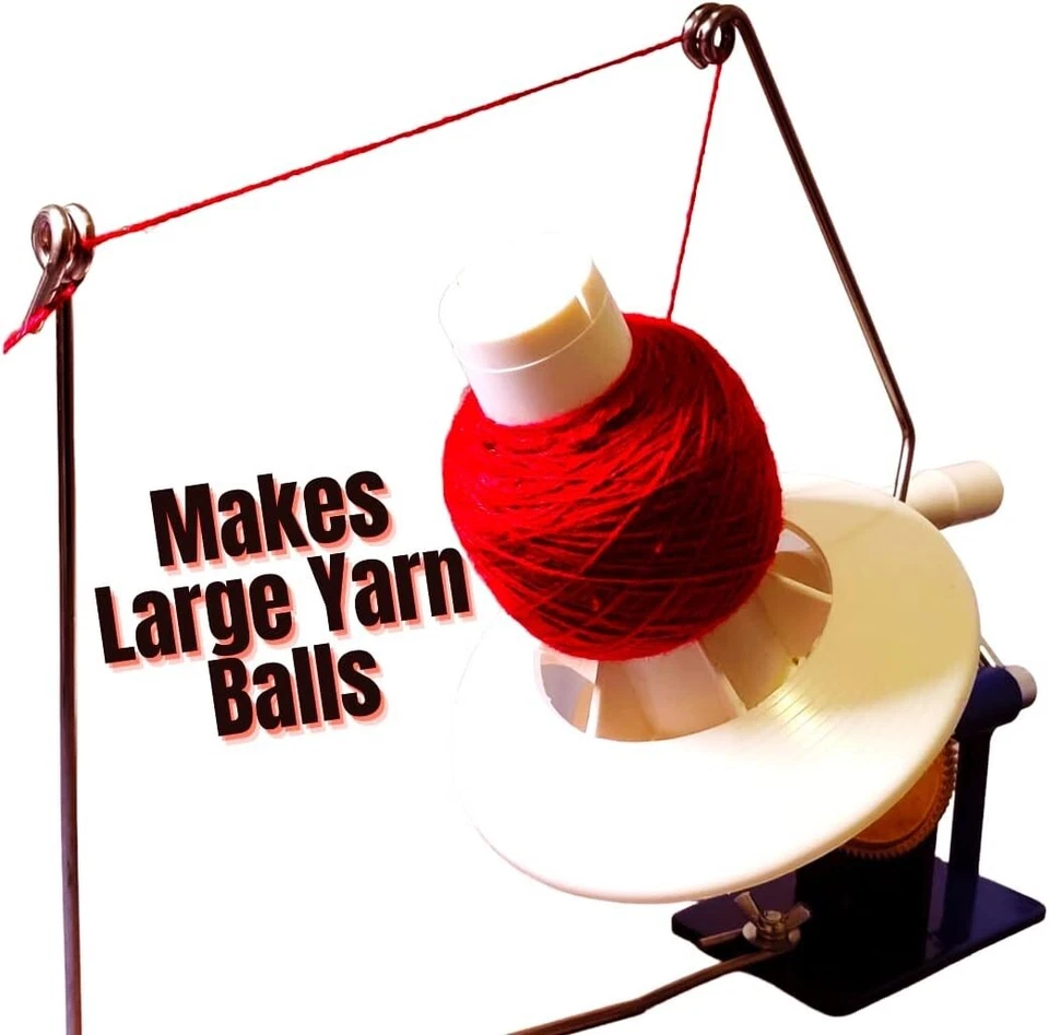 Ручная намоточная машина для больших мячей пряжи Jumbo нейлоновое волокно/шерсть/струны - Изображение 2 из 3