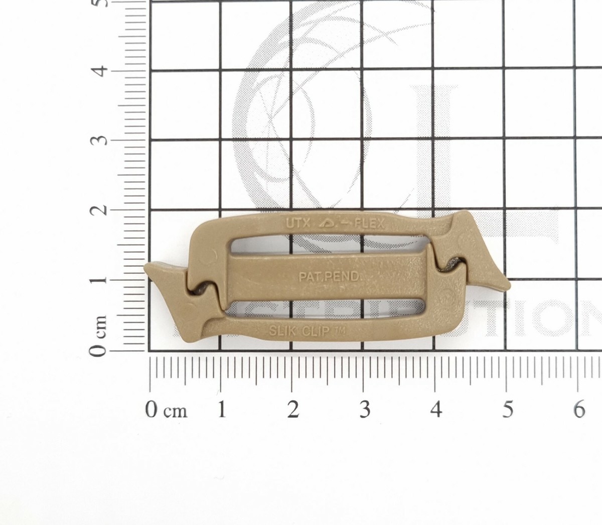 PACK TEN - TAN499 Duraflex Siamese Slik Clip 2.5cm/25mm (Schnalle Nähen